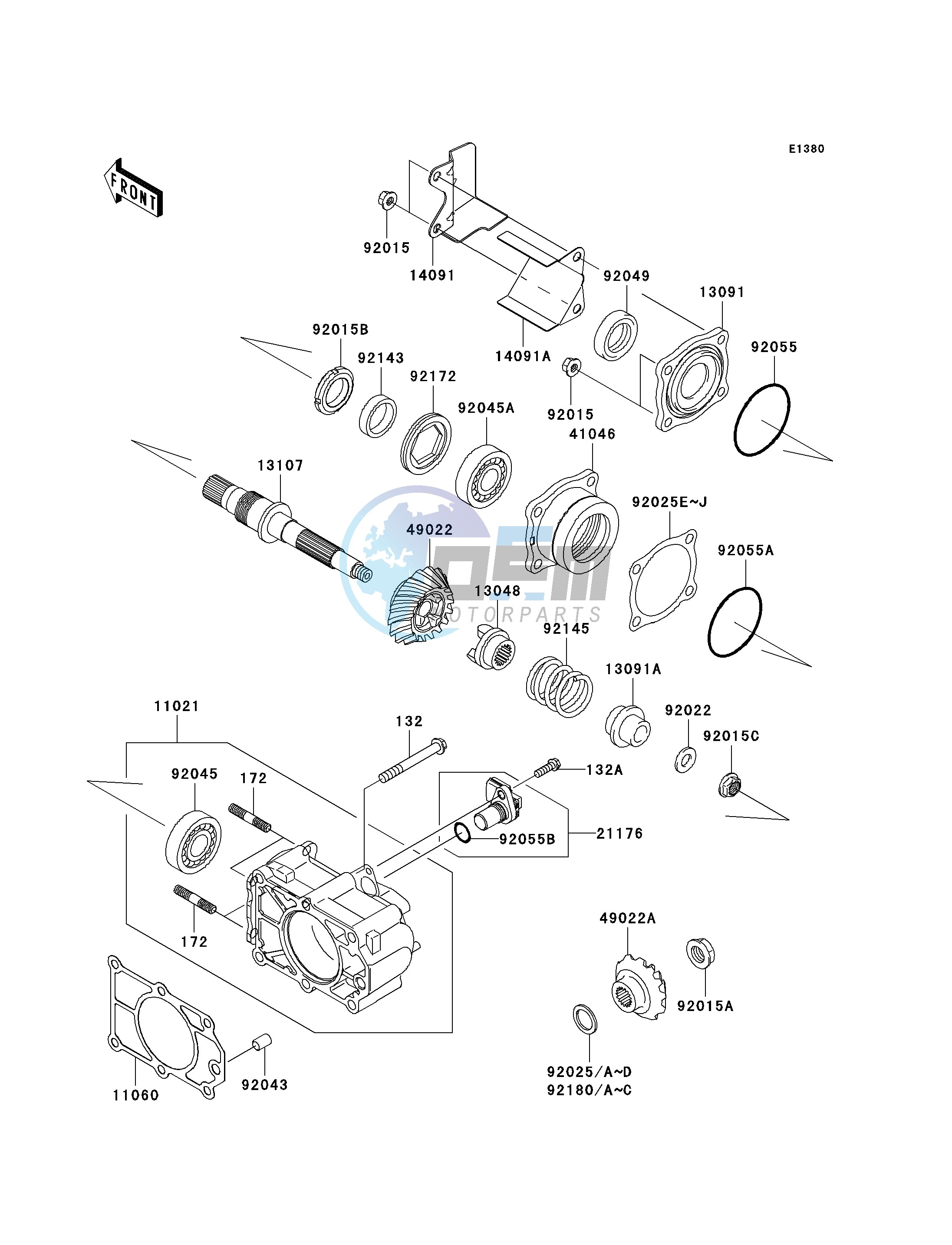 BEVEL GEAR CASE