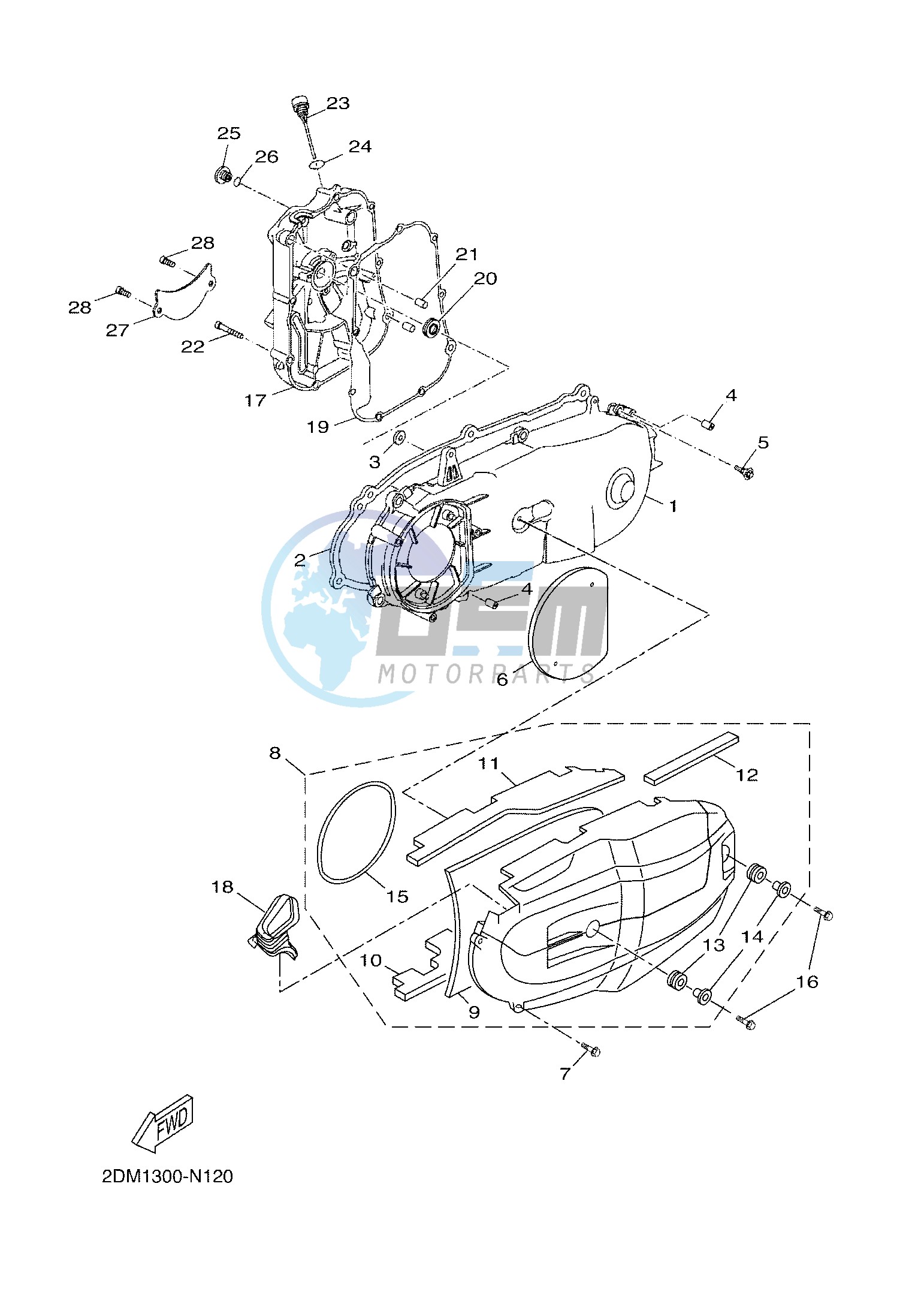 CRANKCASE COVER 1