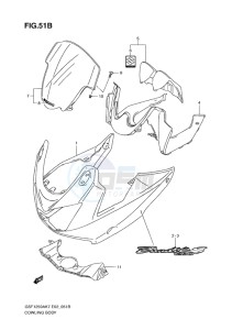 GSF-1250S BANDIT EU drawing COWLING