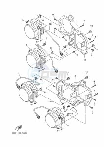 YFM700FWAD GRIZZLY 700 EPS (BLTS) drawing WVTA LIGHTING