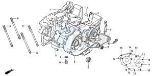 NSR50S drawing CRANKCASE