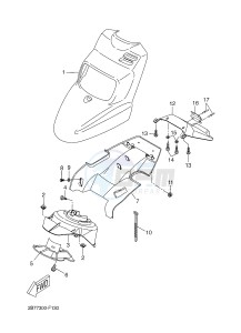 CW50N BOOSTER (2B7L 2B7M) drawing FRONT FENDER