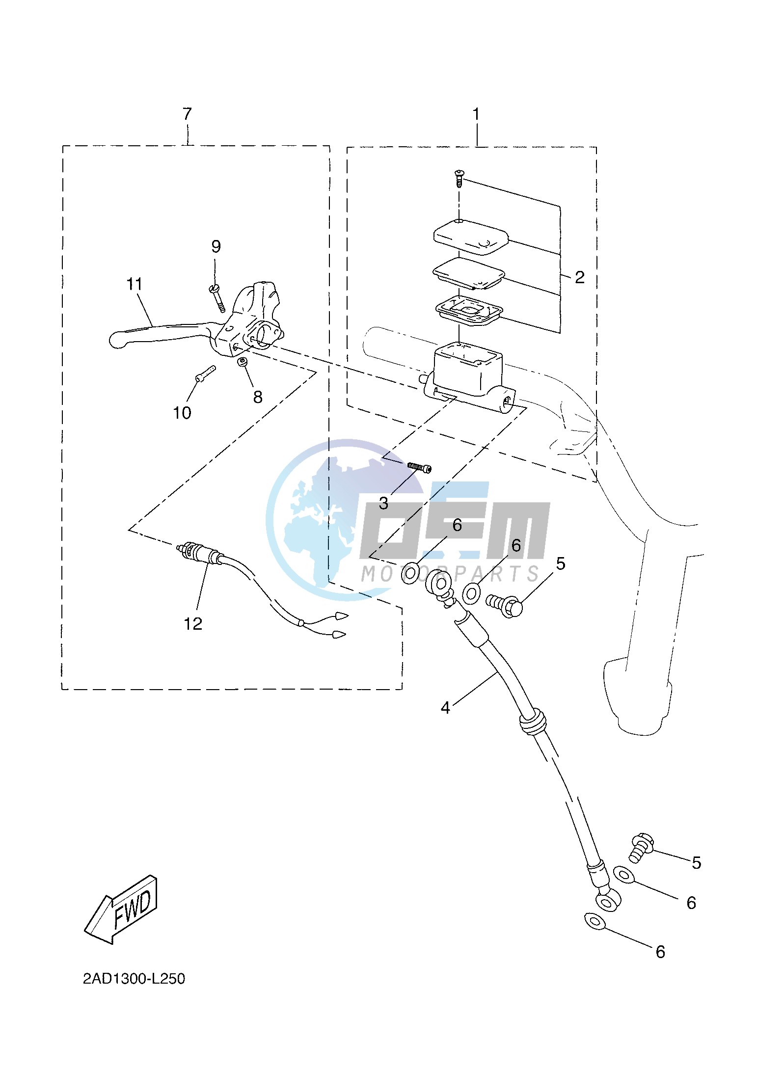 FRONT MASTER CYLINDER