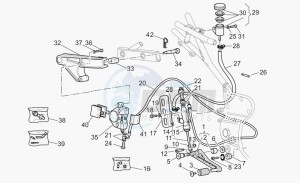 V 11 1100 Cafè-Ballabio Cafè-Ballabio drawing Rear brake system