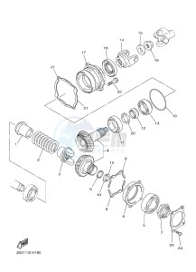 VMX17 VMAX17 1700 VMAX (2S3W) drawing MIDDLE DRIVE GEAR