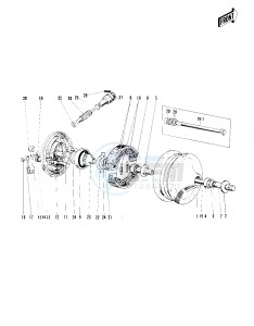 G3 SS A (-A) 90 drawing FRONT HUB_BRAKE -- 69-73- -