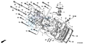 VTR2509 Europe Direct - (ED / LL) drawing FRONT CYLINDER HEAD