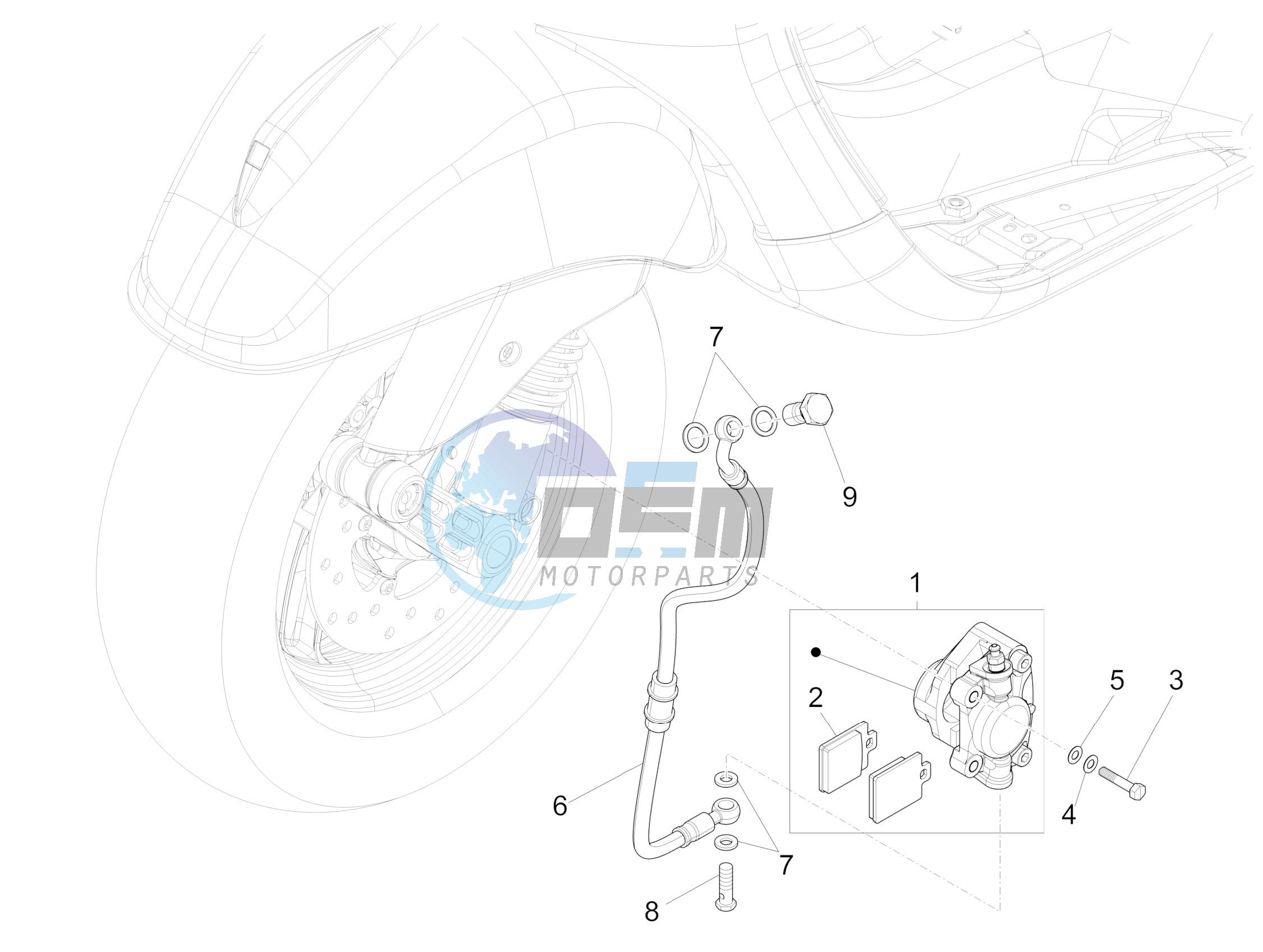 Brakes pipes - Calipers