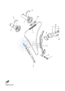 YZF-R6 600 R6 (1HCA 1HCB 1HCC) drawing CAMSHAFT & CHAIN