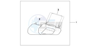 ST1300A drawing PANNIER INNER BAG