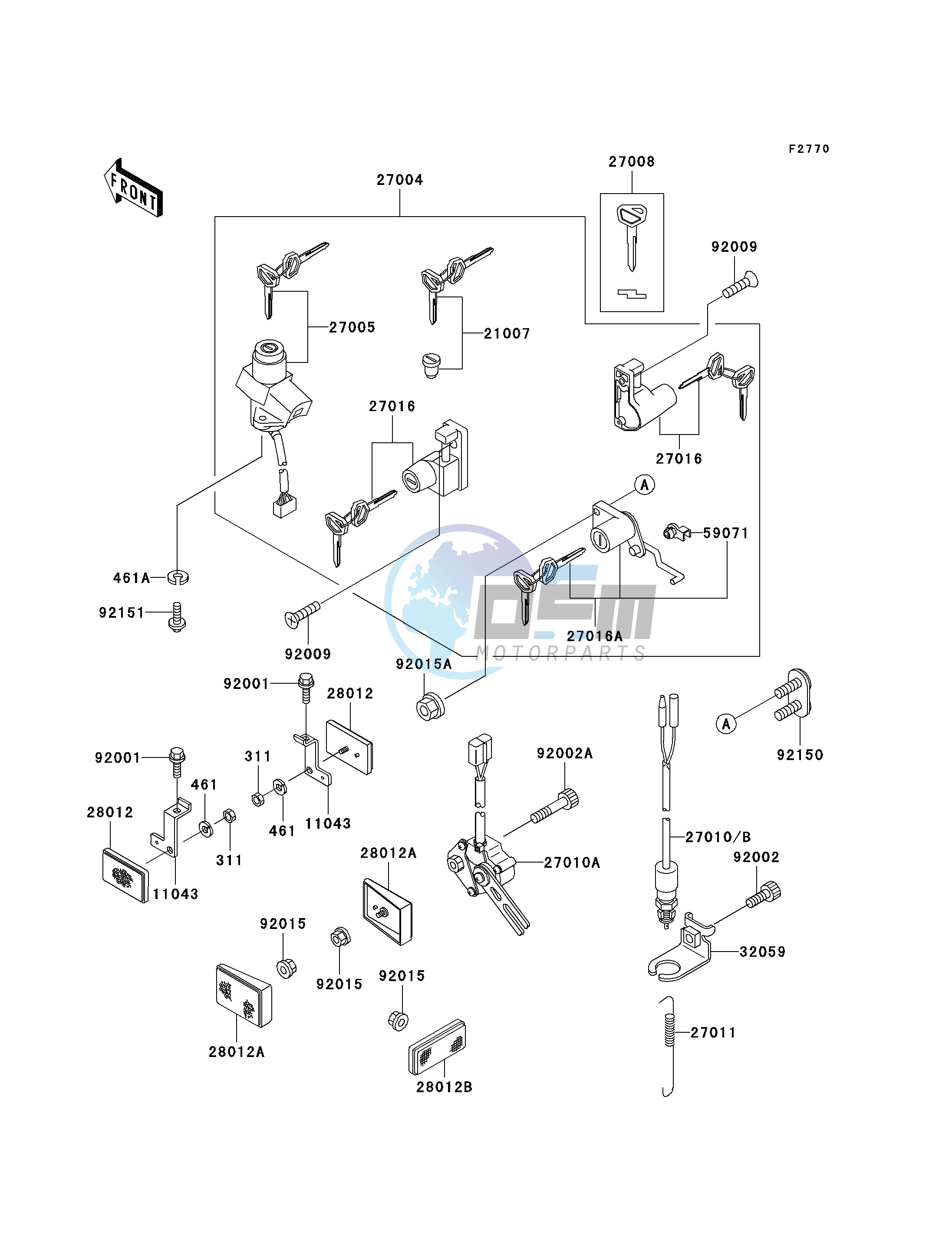 IGNITION SWITCH_LOCKS_REFLECTORS