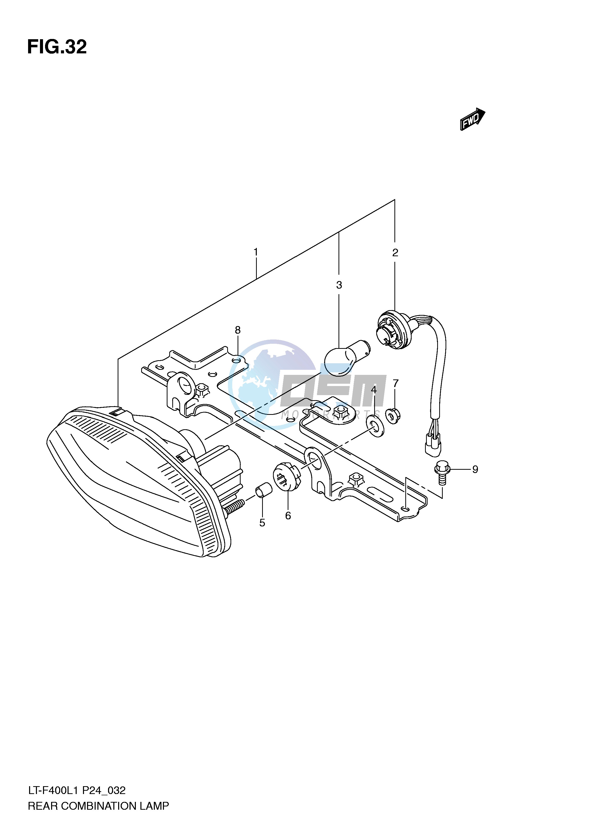 REAR COMBINATION LAMP