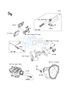 KX250F KX250ZEF EU drawing Fuel Injection