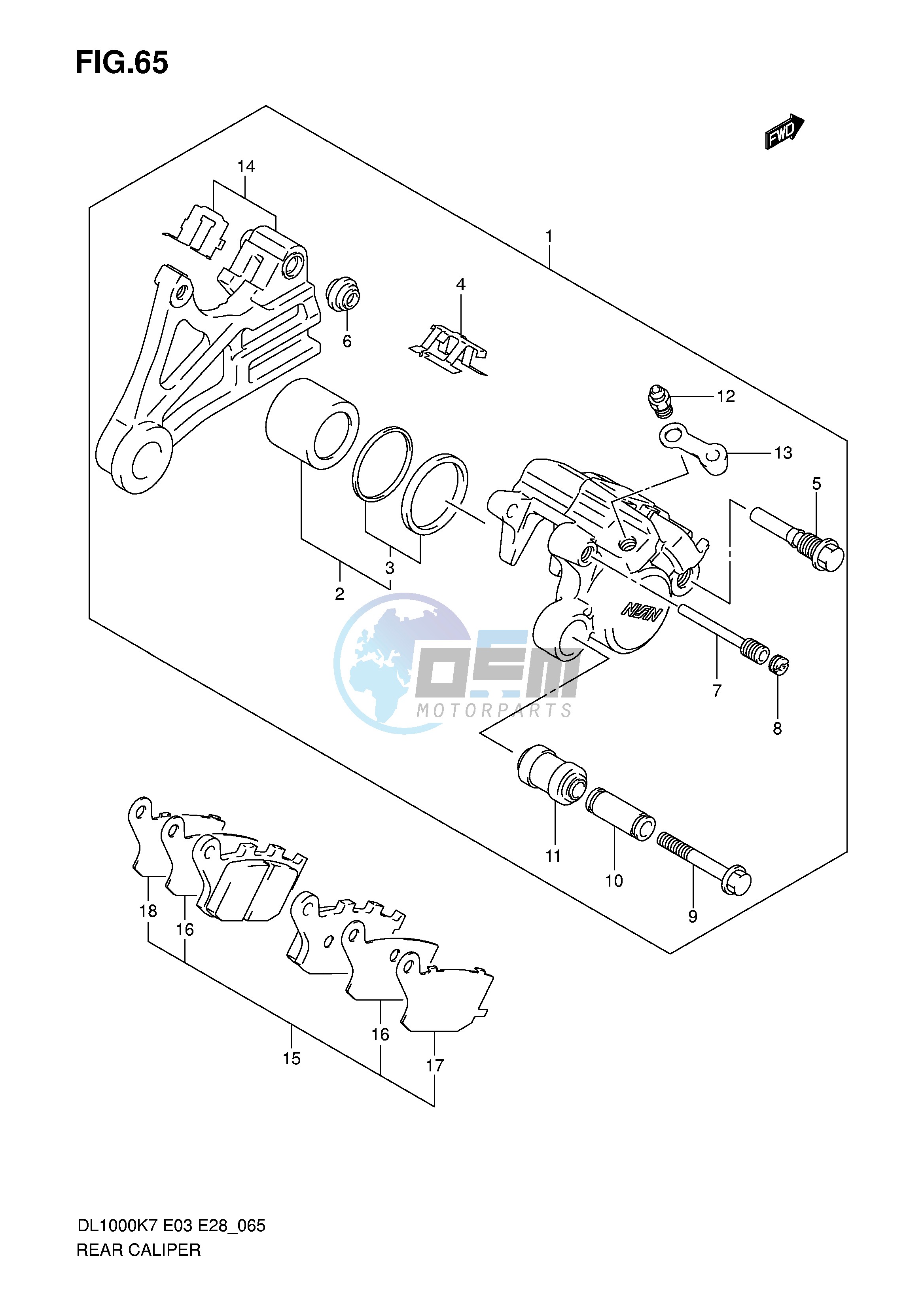 REAR CALIPER