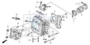 NVS502SH drawing CYLINDER HEAD