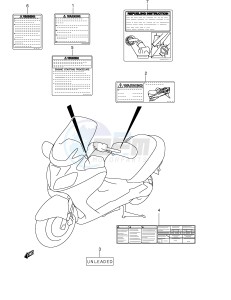 AN650 (E2) Burgman drawing LABEL