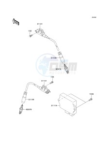 KSV 700 B [KFX 700] (B6F-B9F) B6F drawing IGNITION SYSTEM