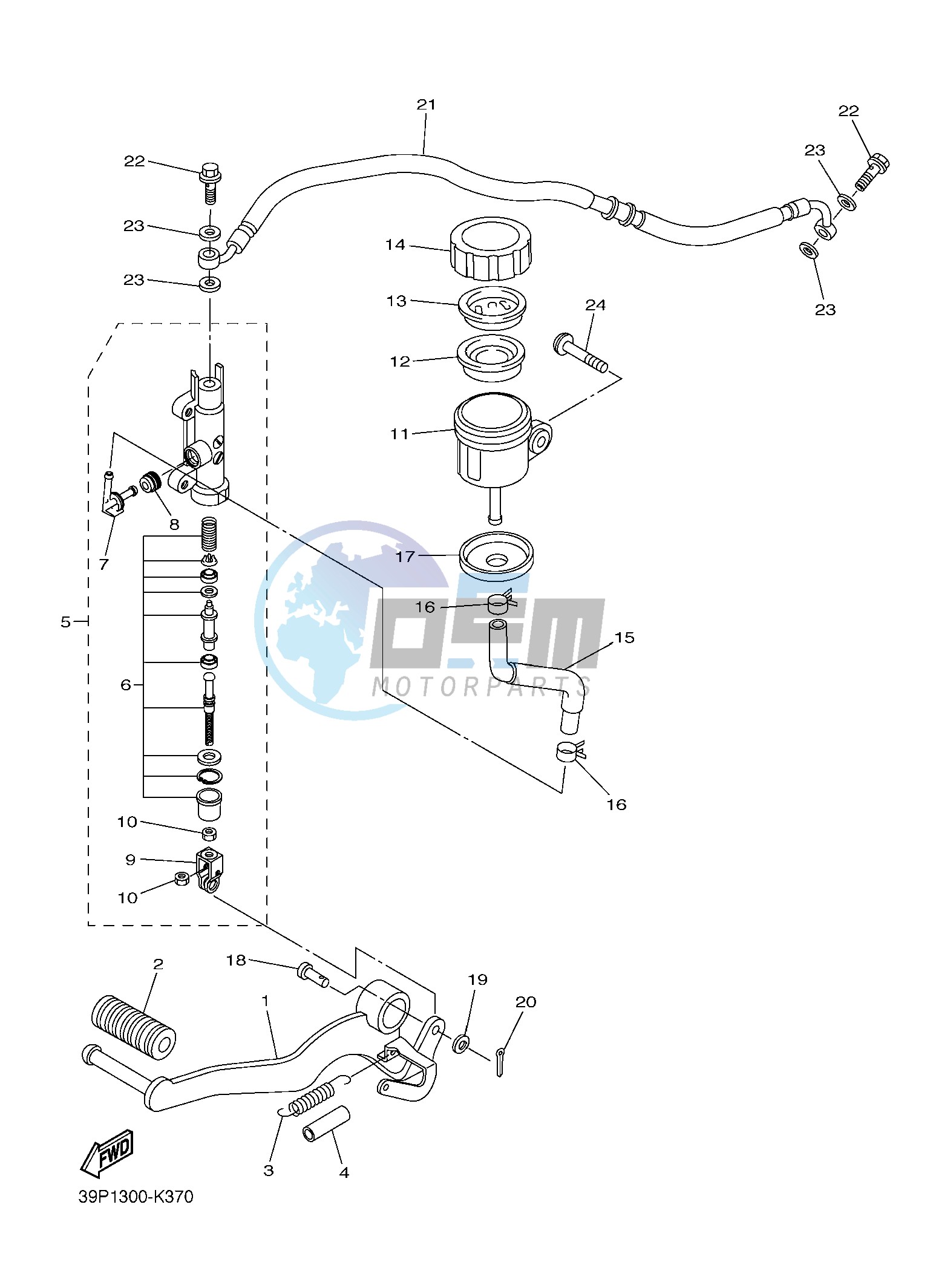 REAR MASTER CYLINDER