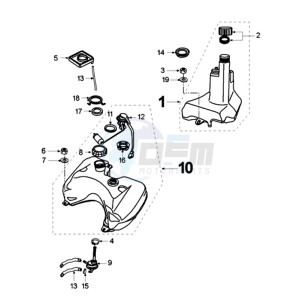 TKR R A BE drawing TANK AND FUEL PUMP