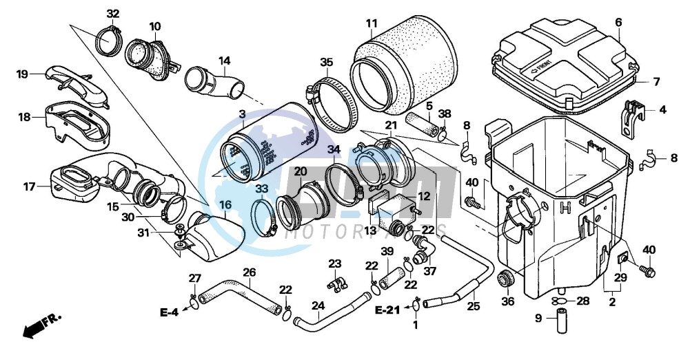 AIR CLEANER (TRX500FA5/6/7/8)