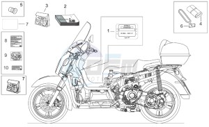 Scarabeo 500 drawing Completing part