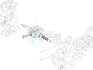 PRIMAVERA 150 4T 3V IE ABS-NOABS E3-E4 (EMEA, LATAM, APAC) drawing Crankshaft