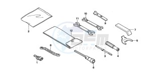 NSS250EX FORZA EX drawing TOOLS