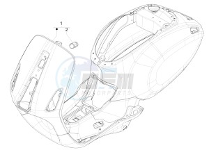 125 4T 3V ie Primavera (EMEA) (Ch, IT) drawing Frame/bodywork