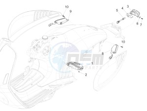 946 RED 125 4STR 3V ABS E4 (EMEA, APAC) drawing Rear headlamps - Turn signal lamps