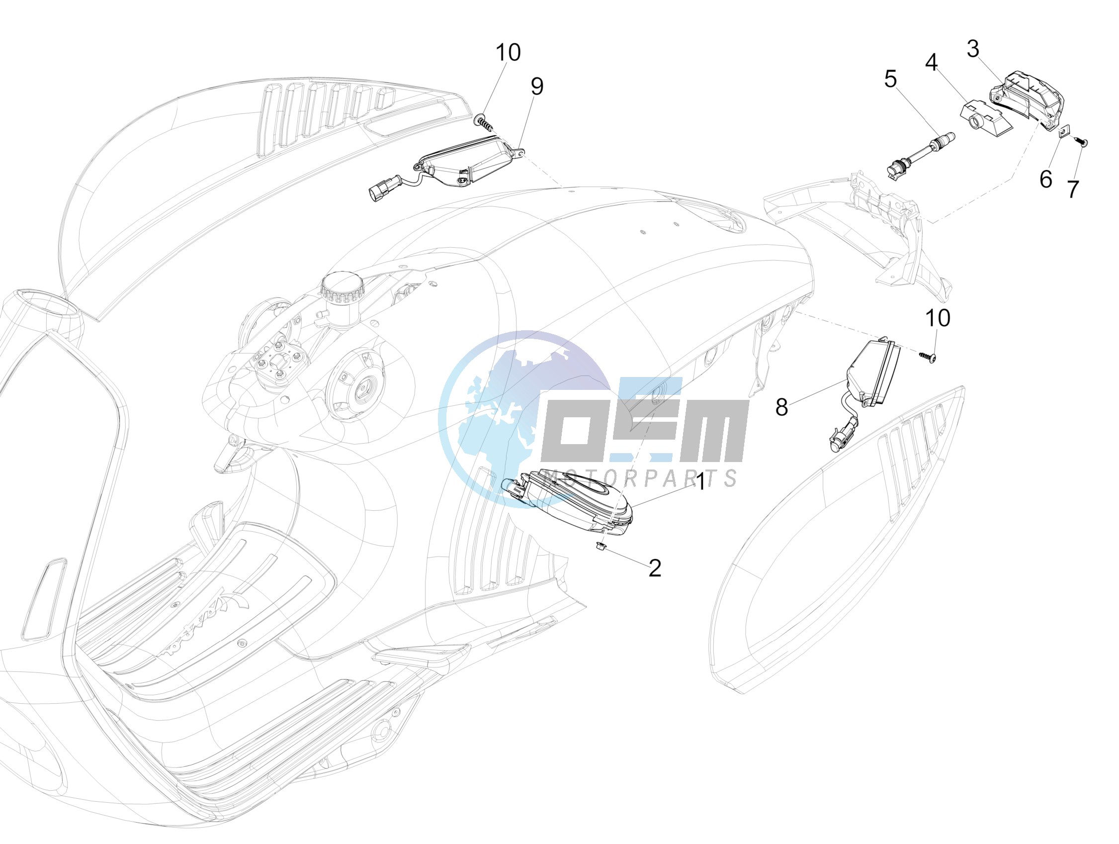 Rear headlamps - Turn signal lamps