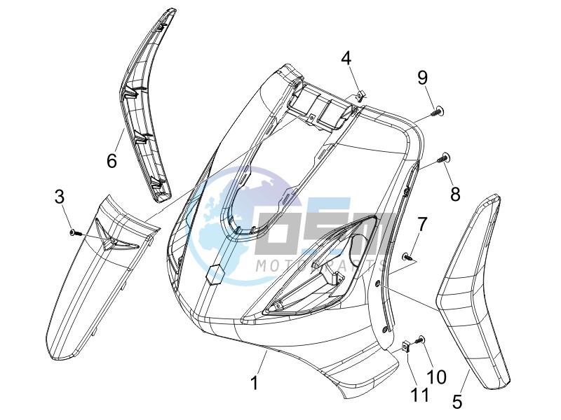 Front shield