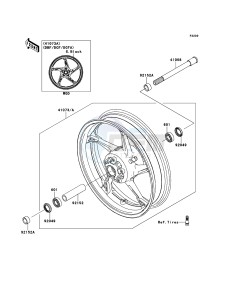 Z1000 ZR1000DCFA FR GB XX (EU ME A(FRICA) drawing Front Hub