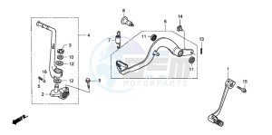 CR85RB drawing PEDAL