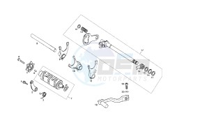 CROSS CITY - 125 CC 4T EU3 drawing GEAR CHANGE MECHANISM