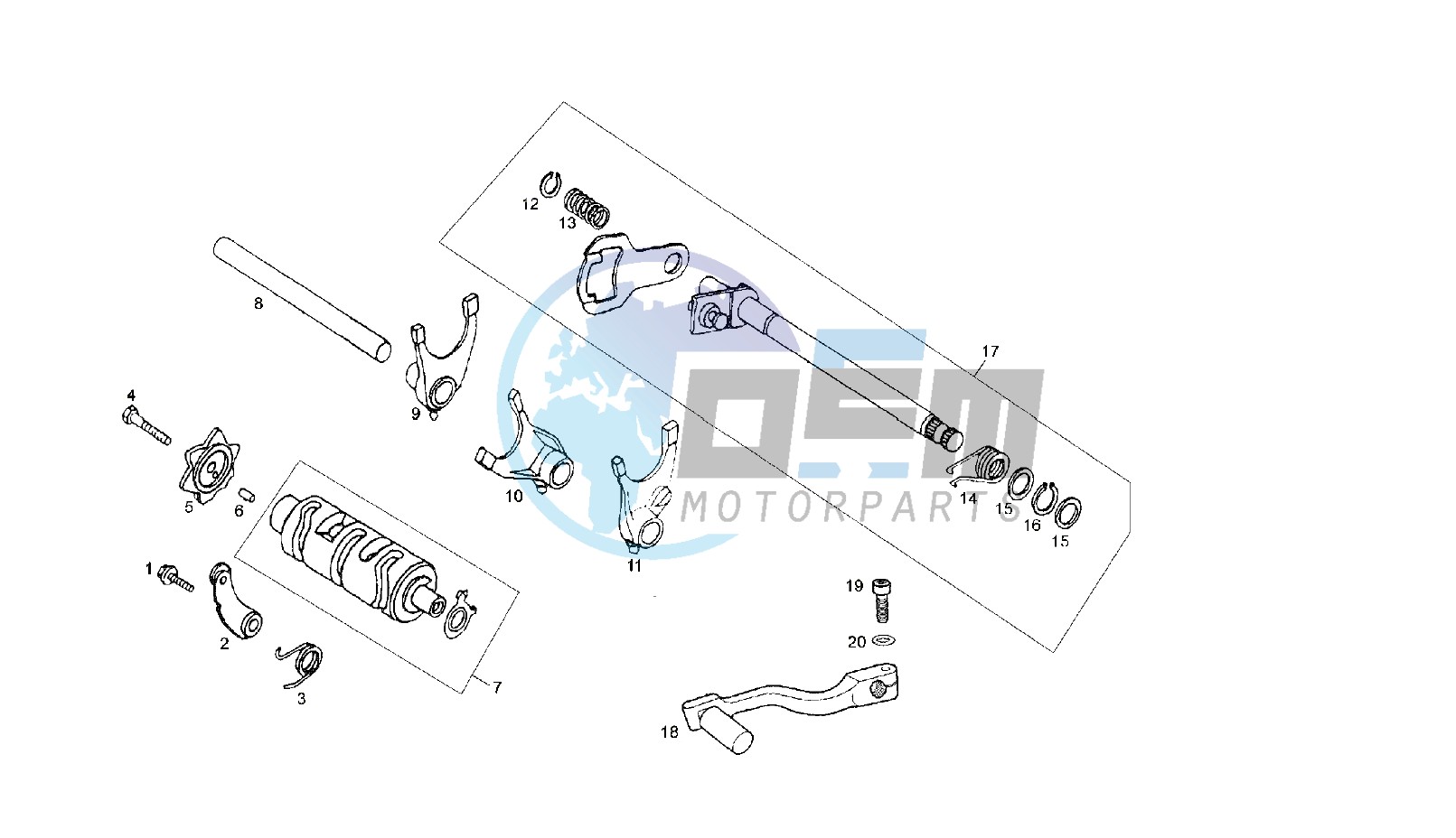 GEAR CHANGE MECHANISM