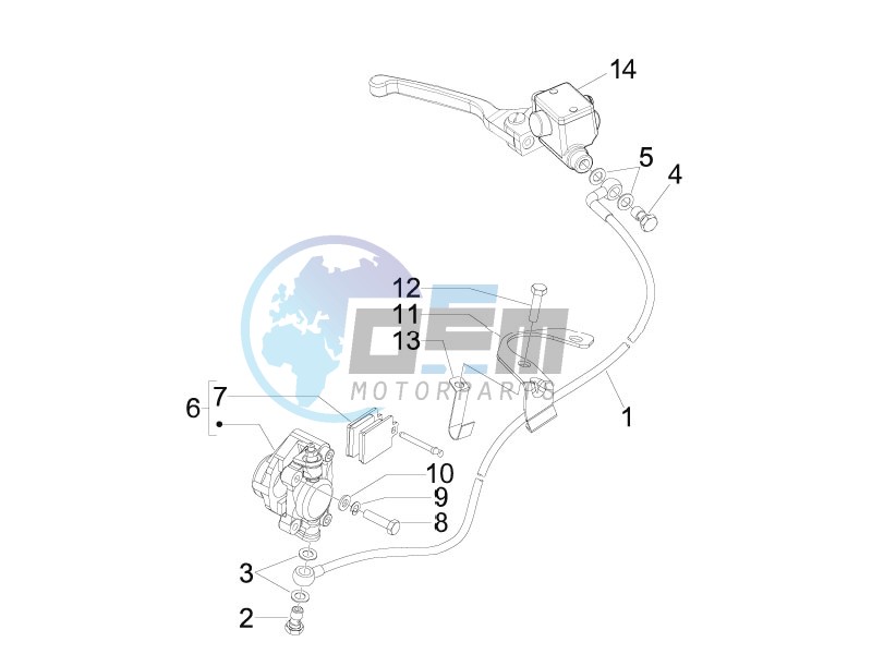 Brakes pipes - Calipers