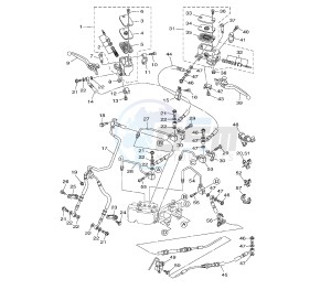 XP T-MAX ABS SV 500 drawing FRONT MASTER CYLINDER