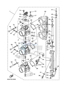 F225TXR drawing THROTTLE-BODY