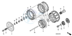 CRF450RA Europe Direct - (ED) drawing CLUTCH