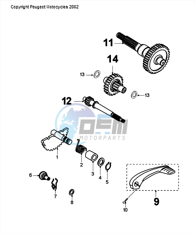 DRIVE SHAFTS / KICKSTARTER