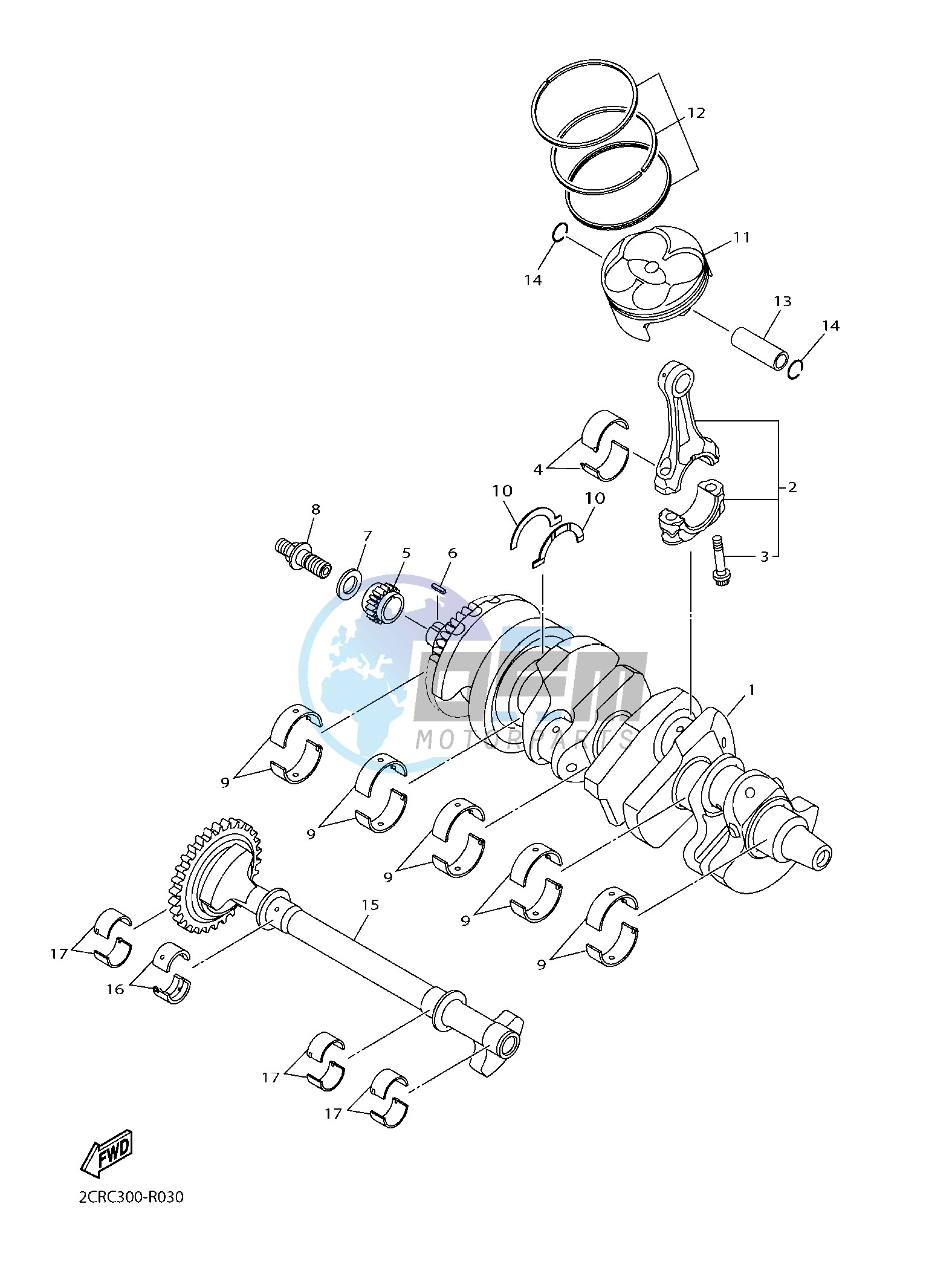 CRANKSHAFT & PISTON