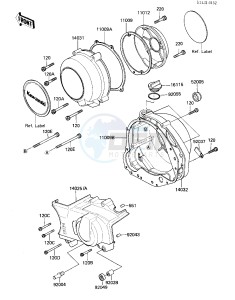 ZN 700 A [LTD SHAFT] (A1-A2) [LTD SHAFT] drawing ENGINE COVERS