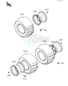 KXT 250 A [TECATE] (A2) [TECATE] drawing WHEELS_TIRES -- 85 A2- -