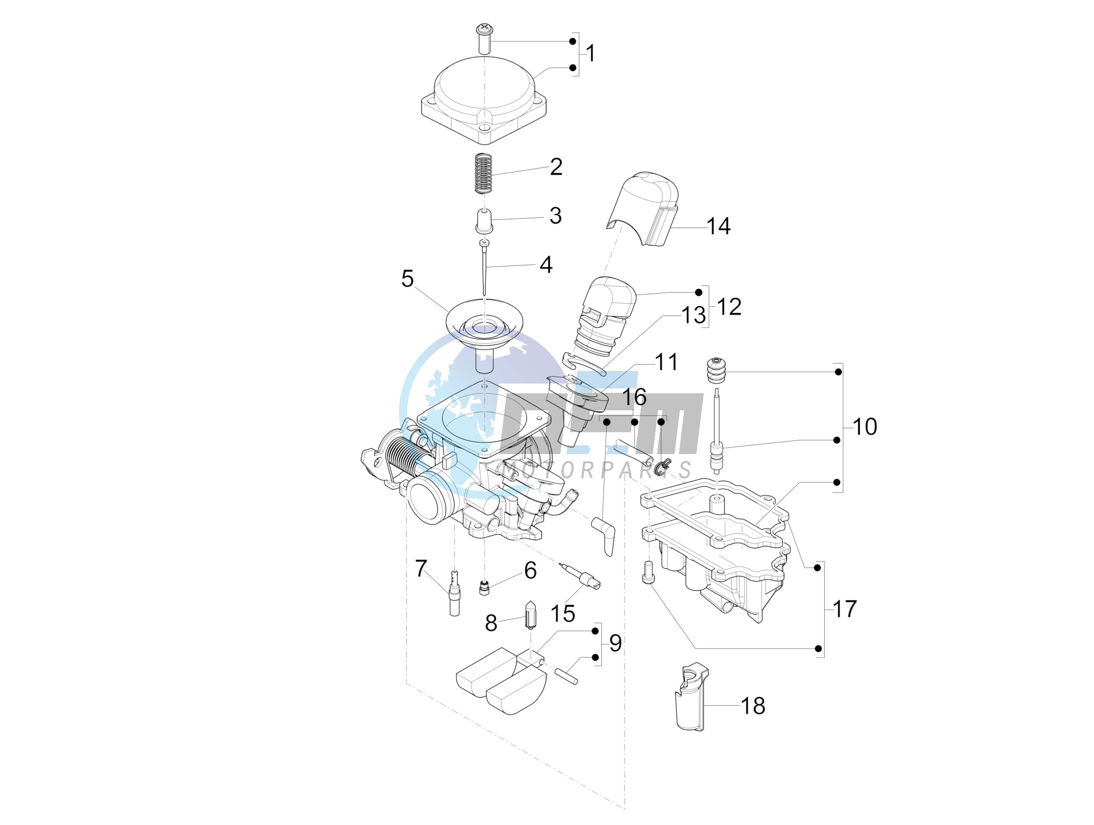 Carburetor's components