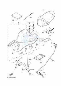 MT-07 MTN690-U (BHH3) drawing SEAT