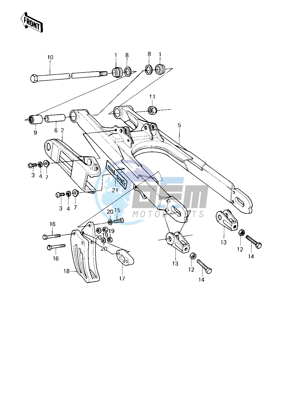 SWING ARM -- 80 A1- -