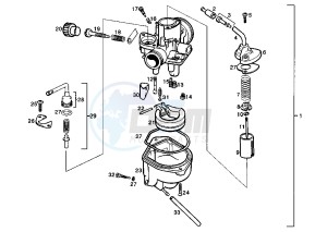 ATLANTIS - 50 cc drawing CARBURETOR