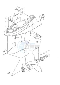 DF 115A drawing Gear Case