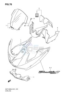 GSF-1250S ABS BANDIT EU drawing COWLING