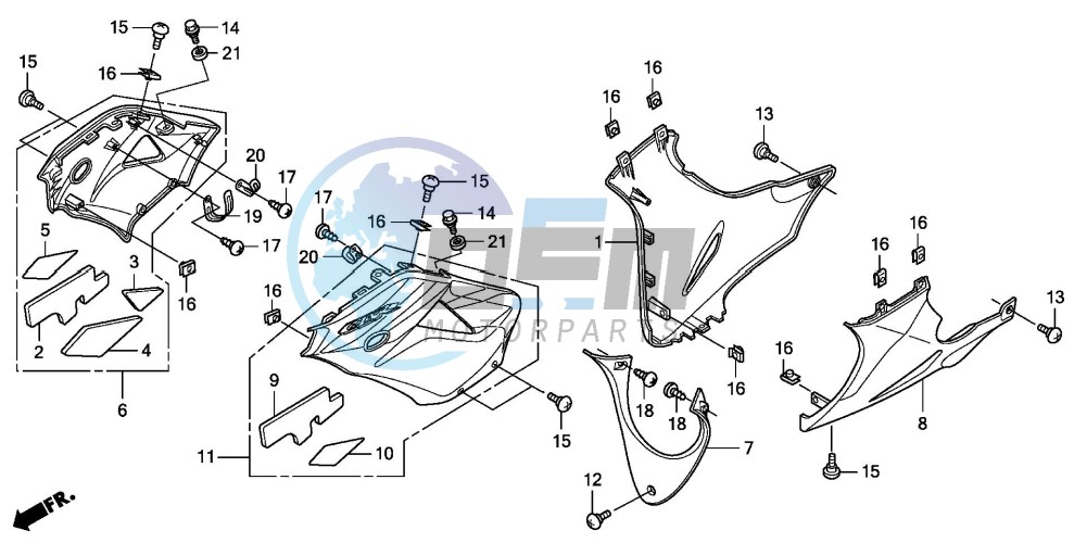 UNDER COWL (CBR125RW7)